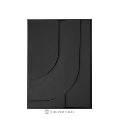 Seinakaunistus Relief Black Nº1 (Ars Longa) 52,5x72,5