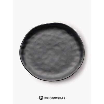 Organic dinner plates, 4 pieces (rough design) with cosmetic flaws.