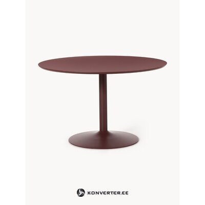 Sarkans apaļš ēdamgalds (Menorca) d=120 atšķiras no oriģināla