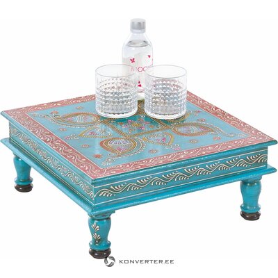 Light blue patterned coffee table