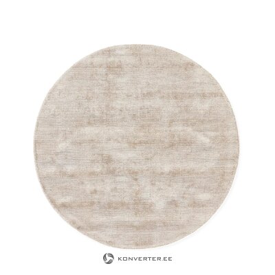 Beige Round Viscose Rug (Jane)D=120
