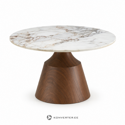 Side table with marble pattern (Duetto)