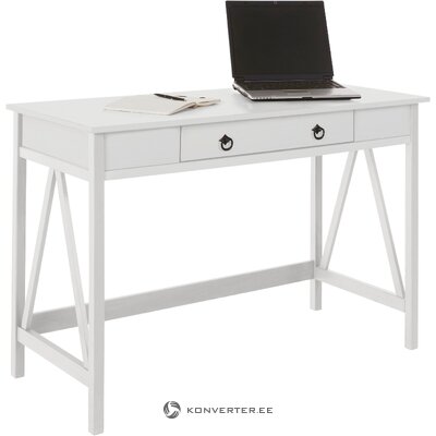 White desk (pine) intact