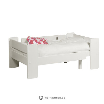 White extendable children&#39;s bed