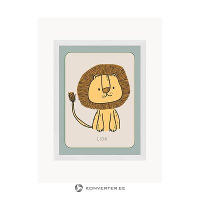 Attēla rāmja lauva (jebkurš attēls)