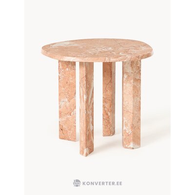 Rozā marmora kafijas galdiņš taula (ferm living)