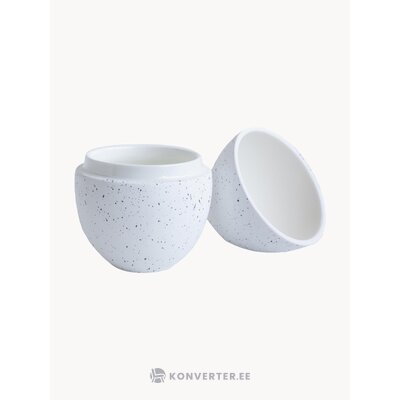 Kauneusvirheellä varustettu rasiakuppibonbonniere (cooee-design)