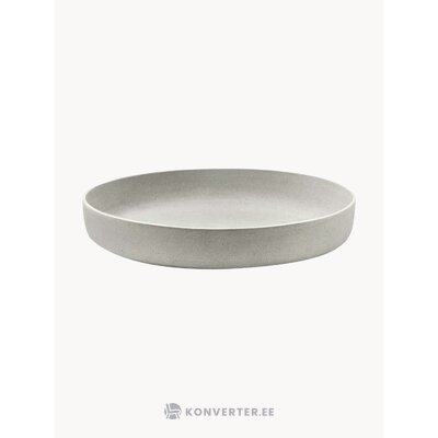 Vaaleanharmaa koristeellinen kulho unikko (blomus)