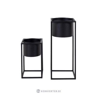 Musta kukkateline 2 kpl marla (house nordic)