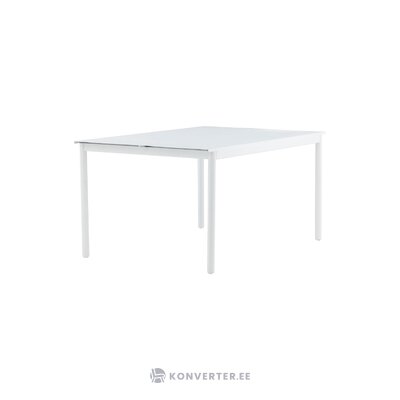 Valkoinen puutarharuokapöytä modena (venture design)