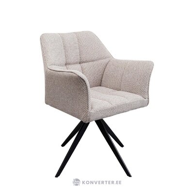 Vaaleanharmaa pyörivä tuoli thinktank (kare design)