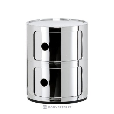 Design-yöpöytä componibili (kartell) kosmeettisella virheellä