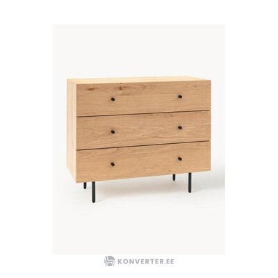 Ashdown-lipasto (Gallery Direct), jossa kosmeettisia virheitä.