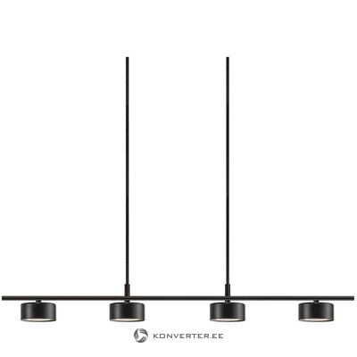 Black led pendant light clyde (nordlux) with beauty flaws., hall sample