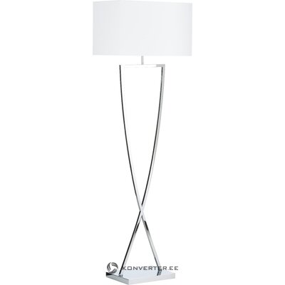 White-silver floor lamp Toulouse (villeroy &amp; boch), hall sample, with cosmetic defects