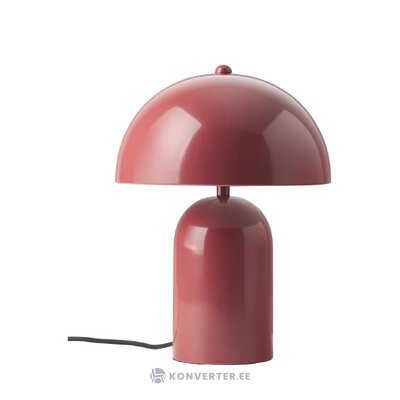 Sarkana galda lampa (walter) ar kosmētiskiem defektiem