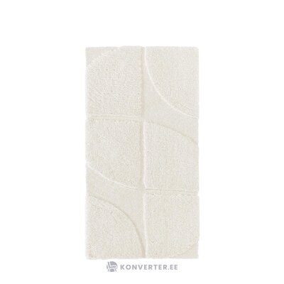 Kermanvärinen kuviollinen matto (jade) 80x150, jossa on virhe