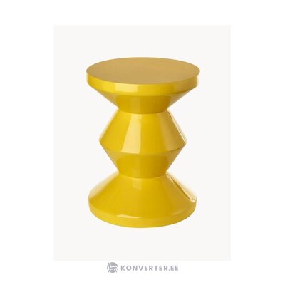 Kollane disain diivanilaud zig zag (pols potten) iluveaga