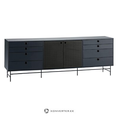 Dark blue dresser (punto) with beauty flaws., hall sample