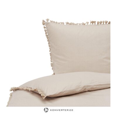 Beige cotton bedding set (moly), intact, in box