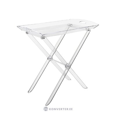 Coffee table (plié) with cosmetic flaws.