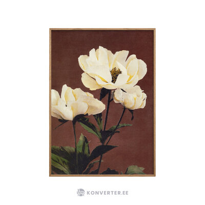 Wall painting (haerdaceous paeony) 70x100
