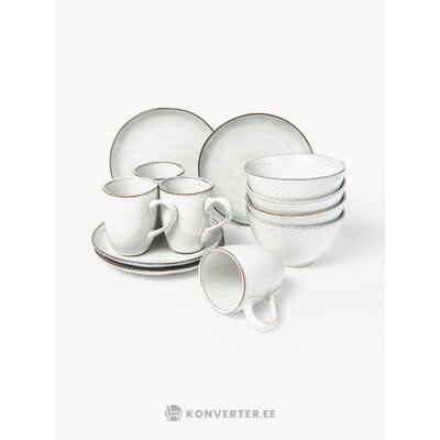 Dinnerware set (nordic sand) 12pcs