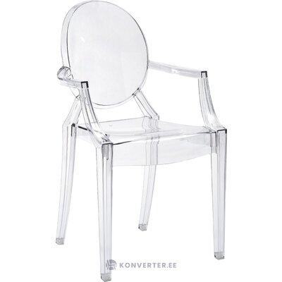 Transparent design chair ghost (cartel) with cosmetic flaws.