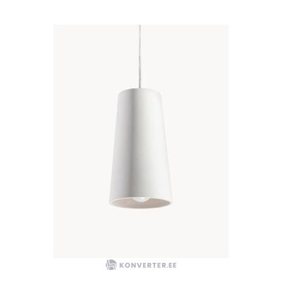 White ceramic pendant lamp armica (sollux) with a cosmetic flaw
