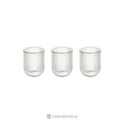 Glass set (eclipse) 3pcs