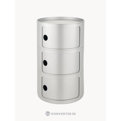 Silver design bedside table (componibili)