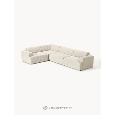 Light beige corner sofa (melva)