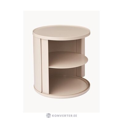 Beige minimalistinen yöpöytä Damien (Liewood) epätäydellinen.