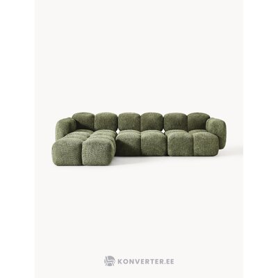 Green design corner sofa (tayla)