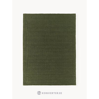 Green wool carpet (lora)300x400