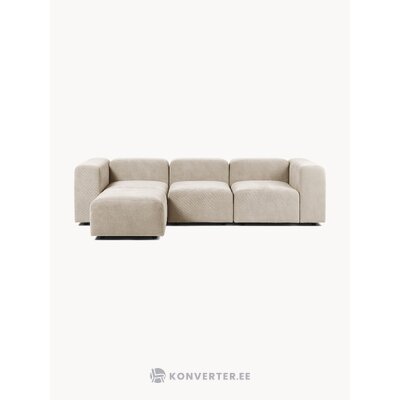 Beige modular corner sofa (lena)