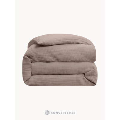 Brown cotton duvet cover (royfort) 135x200