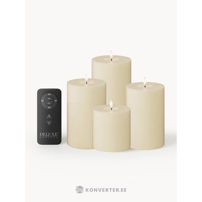 LED Küünalde Komplekt 5-Osaline Real Flame (Deluxe Homeart)
