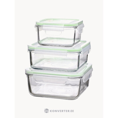 Toidukarpide Komplekt 3-Osaline Oven (Glasslock)