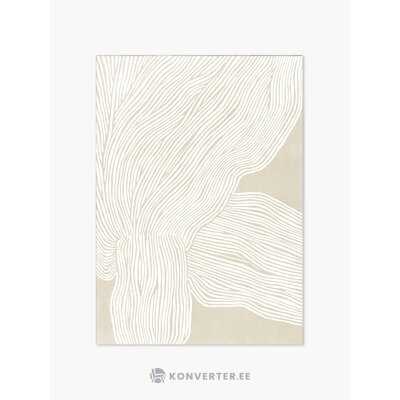 Mural the line no. 09 (poster &amp; frame)