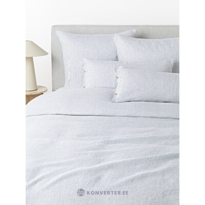 Patterned linen duvet cover (chest) 155x220