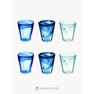 Drinking glass set 6 pieces alabastro (villa d&#39;este)