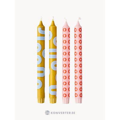 Candle 4 pcs happy (studio about)