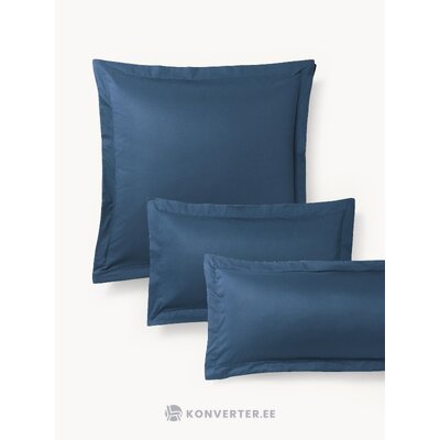 Navy blue cotton pillowcase (premium)60x70