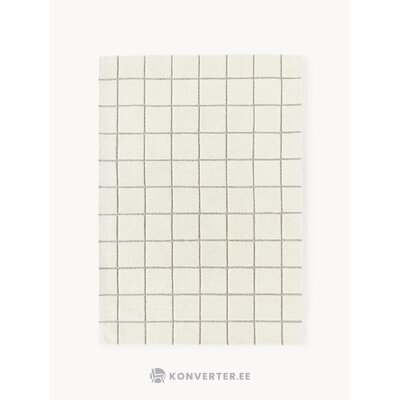 Beige patterned wool rug (kallie)160x230