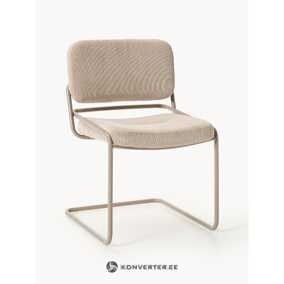 Beige chair (don) with cosmetic flaws
