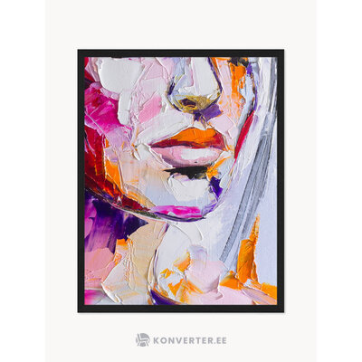 Seinapilt Colorful Painted Face (Any Image)