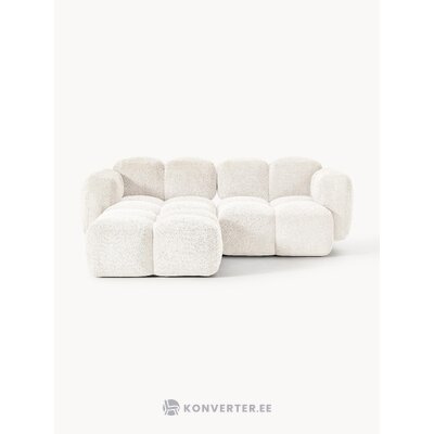 Balta modulinė kampinė sofa (tayla)
