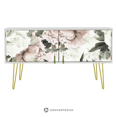 Floral design chest of drawers (lili) with beauty flaws, hall sample