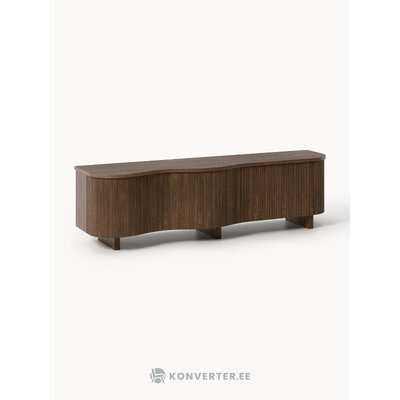 Brown TV stand (soley) with cosmetic defect